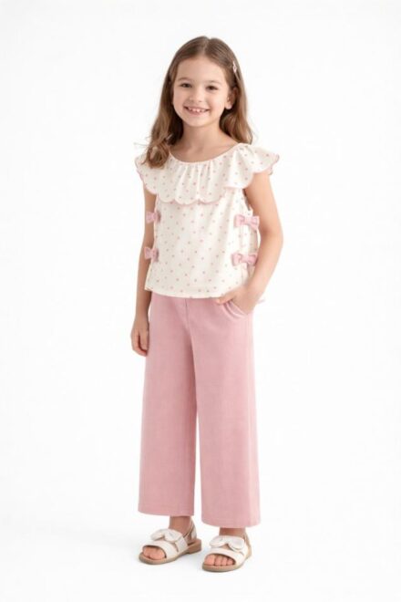 Conjunto blusa corazones