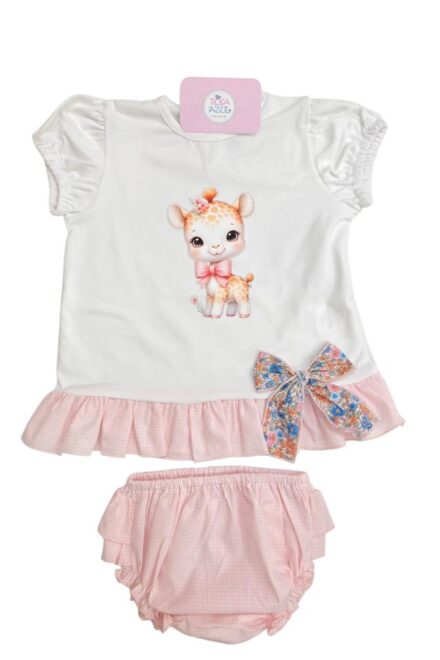 Conjunto braguita jirafa
