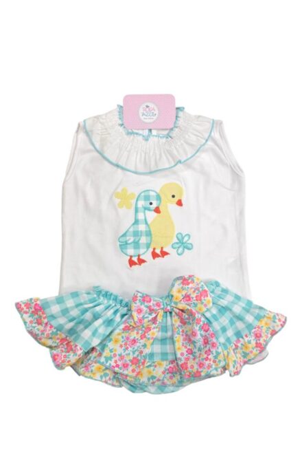 Conjunto braguita patos