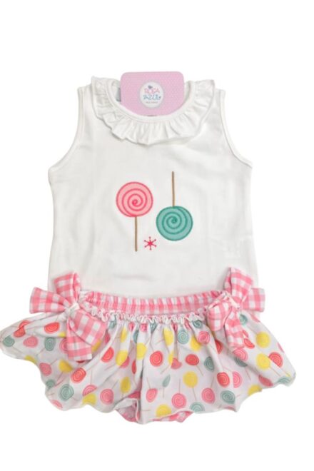 Conjunto braguita piruletas