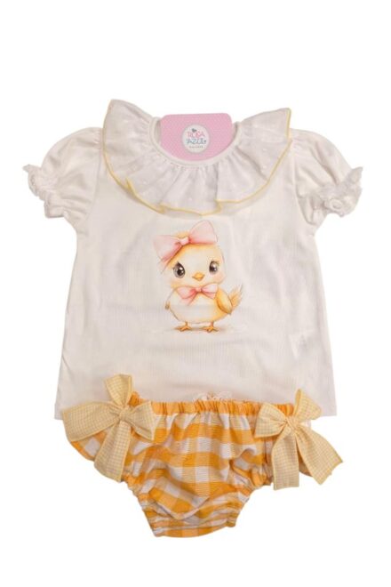 Conjunto braguita pollito