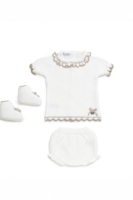 Conjunto braguita y patucos