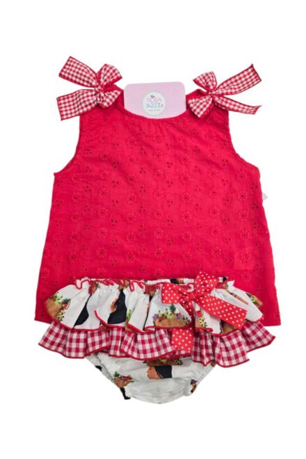 Conjunto camisa perforada