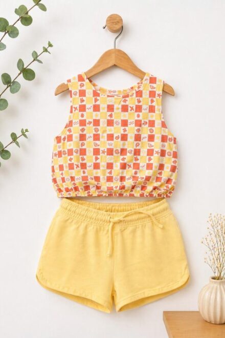Conjunto camiseta estampada