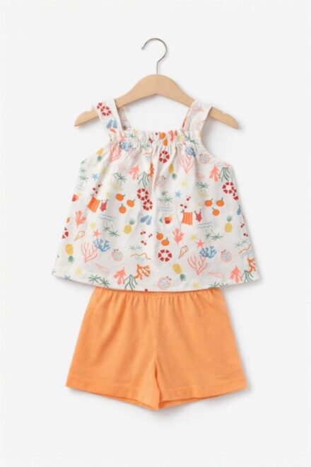 Conjunto camiseta estampada