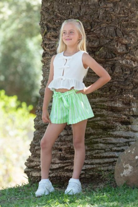 Conjunto pantalon rayas