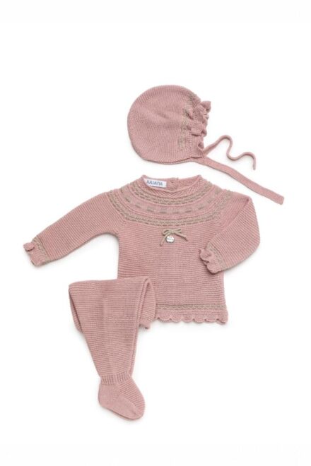 Conjunto polaina perle