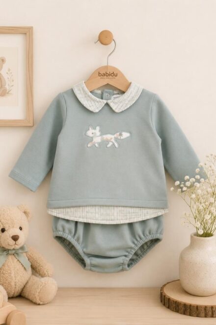 Conjunto algodon zorro