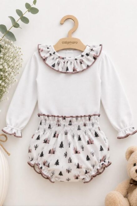 Conjunto braguita casitas