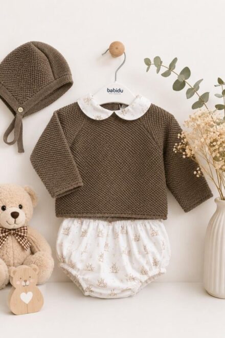 Conjunto braguita conejos