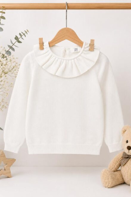 Jersey cuello volante