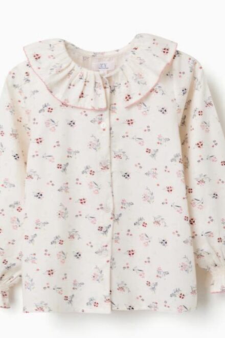 Blusa niña flores