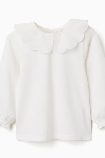 Camiseta cuello volante
