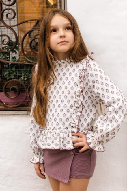 Conjunto camisa bambula