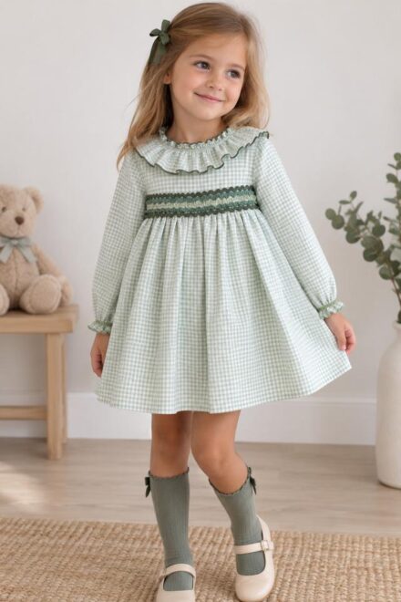 Vestido cuadros vichy